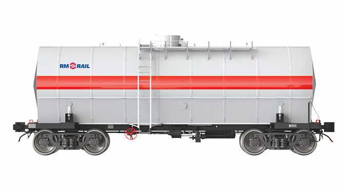 Tank car for transportation of molten sulfur 15-1256