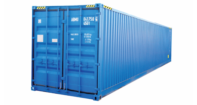 1AAA general purpose large-tonnage container with plywood floor, gross weight 30480 kg 