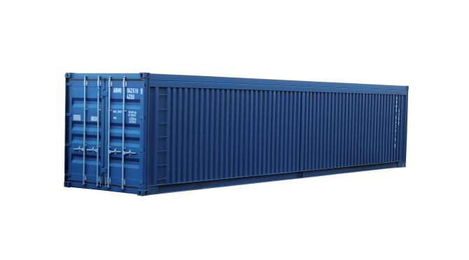 1AA special purpose open container with plywood floor, gross weight 30480 kg 