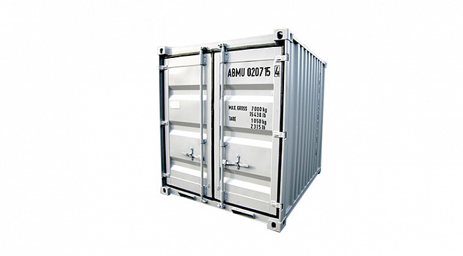 Special purpose closed container, gross weight 7000 kg 
