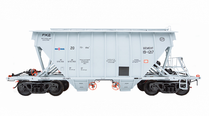 Hopper car for transportation of cement 19-1217