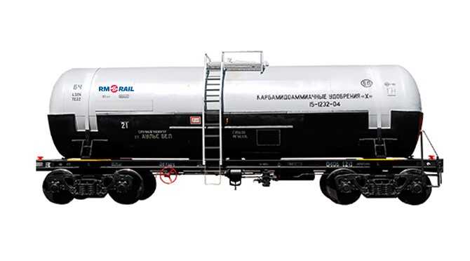 Tank car for transportation of liquid nitrogen fertilizers 15-1232-04