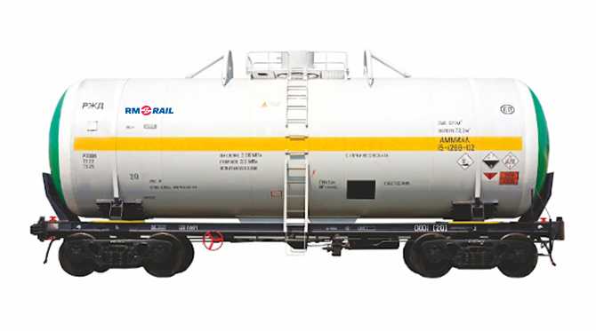 Tank car for transportation of ammonia 15-1288-02