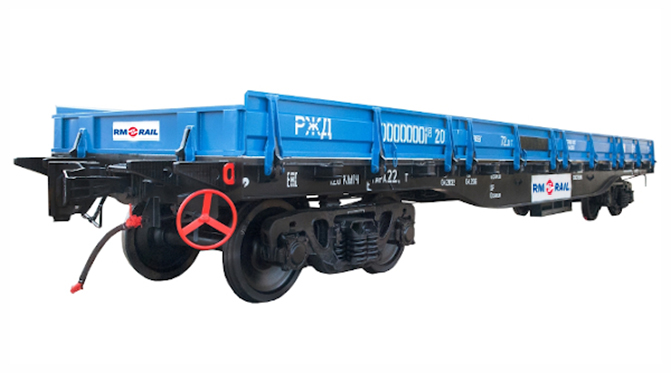 General purpose flat rail car 13-1258