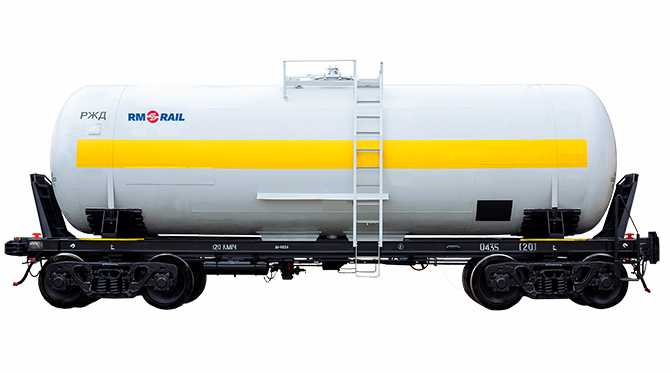 Tank car for transportation of weak nitric acid 15-1232