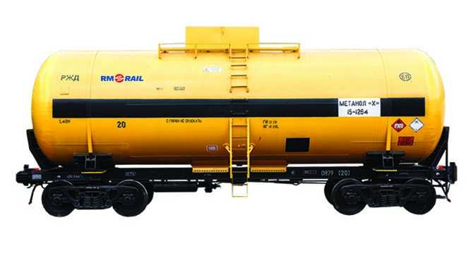 Tank car for transportation of methanol 15-1264