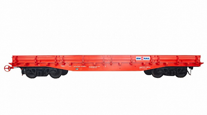 Flat car for transportation of general cargoes 13-1266