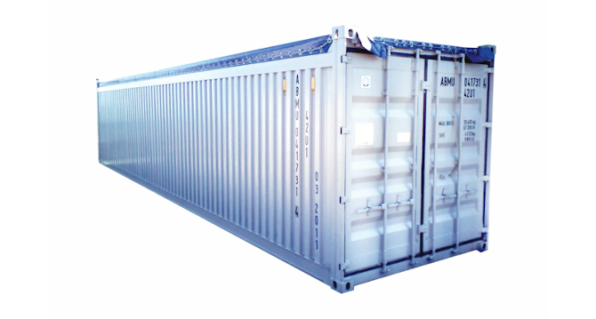 1AA general purpose open top container  with plywood floor,  gross weight 30480 kg 
